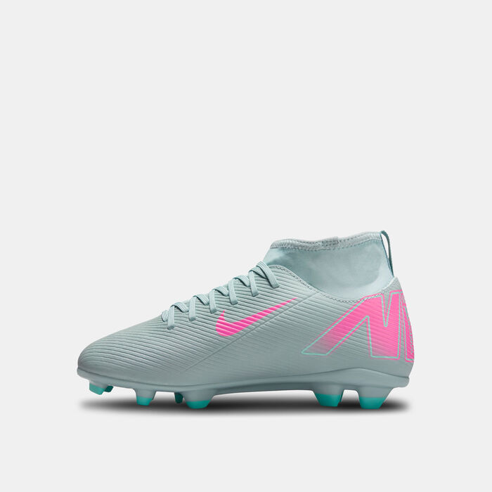 نايكي حذاء كرة القدم ميركوريال سوبرفلاي 10 كلوب لمختلف الأسطح للأطفال أخضر image number 2