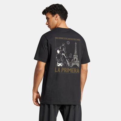 اديداس تيشيرت ريال مدريد للرجال أسود