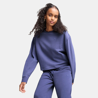 بوما سويت شيرت هير للنساء بنفسجي