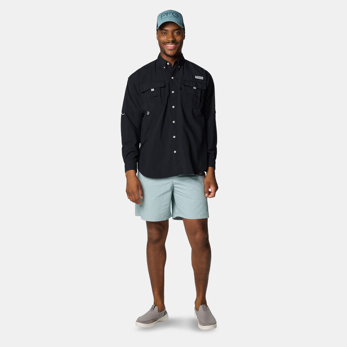 كولومبيا قميص باهاما II لونج سليف للرجال أسود image number 2