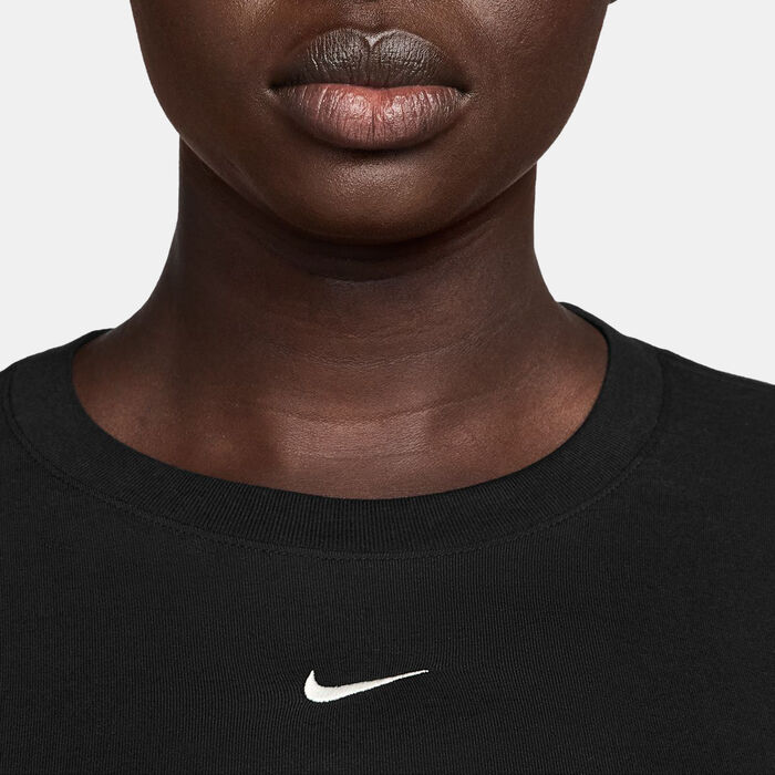 نايكي تيشيرت رياضي قصير تشيل نيت للنساء أسود image number 2