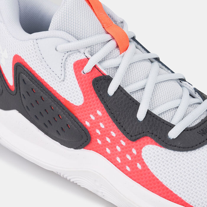 اندر ارمر حذاء كرة السلة جيت '24 رمادي image number 4