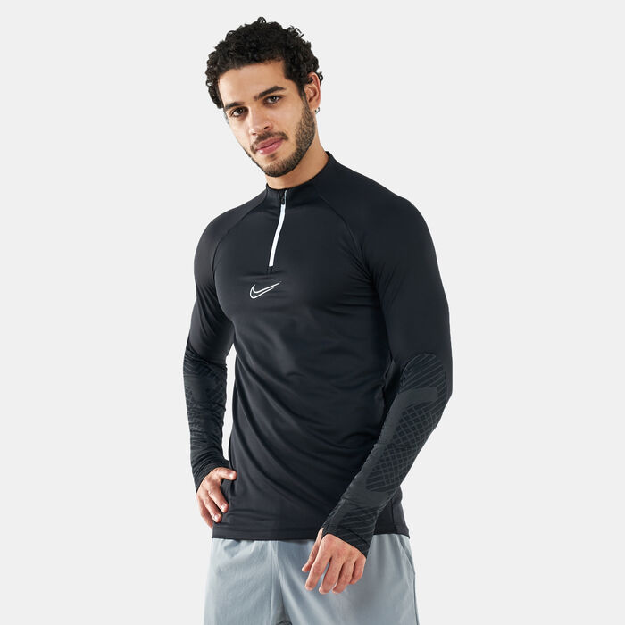 نايكي تيشيرت كرة القدم دراي-فت سترايك دريل للرجال رمادي image number 0