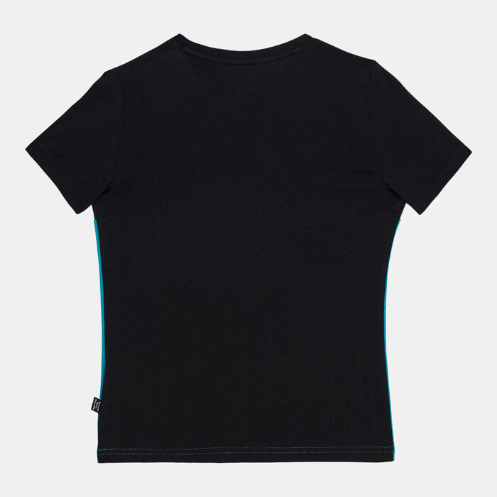 بوما تيشيرت اسنشالز+ كلربلوك للاطفال الكبار أزرق image number 1