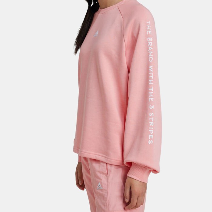 اديداس سويتشيرت ستريت جام للاطفال وردي image number 3