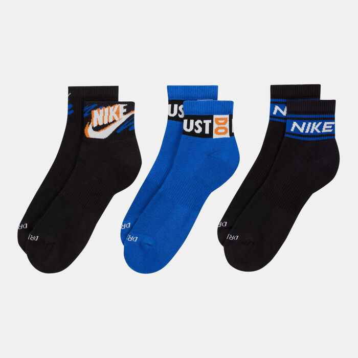 نايكي جوارب افريداي بلس بطول الكاحل (3 أزواج) متعدد image number 1