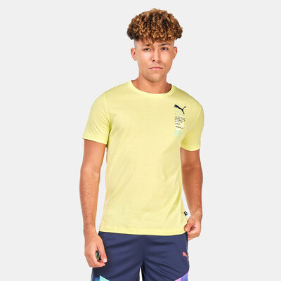 بوما تيشيرت كرة القدم نيمار جونيور 24/7 للرجال أصفر
