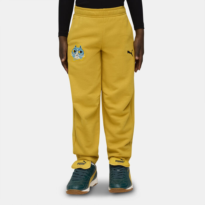 بوما بنطال رياضي مودي كات للأطفال ذهبي image number 0