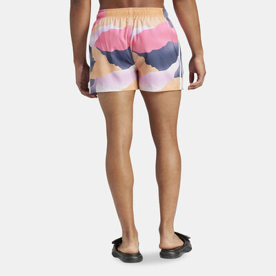 اديداس شورت السباحة سيتي اسكيب 3- سترايبس سيكس للرجال أبيض