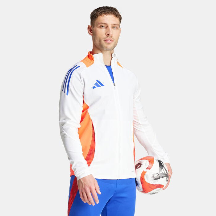 اديداس جاكيت كرة القدم تيرو 24 كومبتيشون للرجال أبيض image number 2