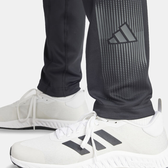 اديداس بنطال التمرين جيم+ براند لاف للرجال أسود image number 3