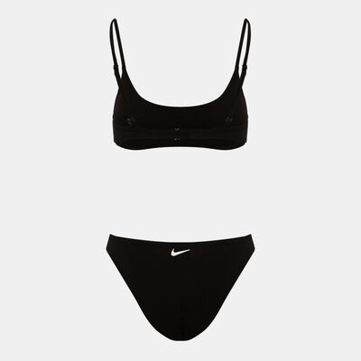 نايك سويم طقم بيكيني براليت للنساء أسود