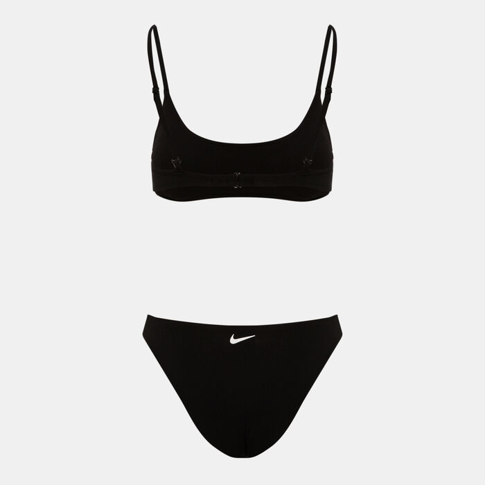 نايك سويم طقم بيكيني براليت للنساء أسود image number 1