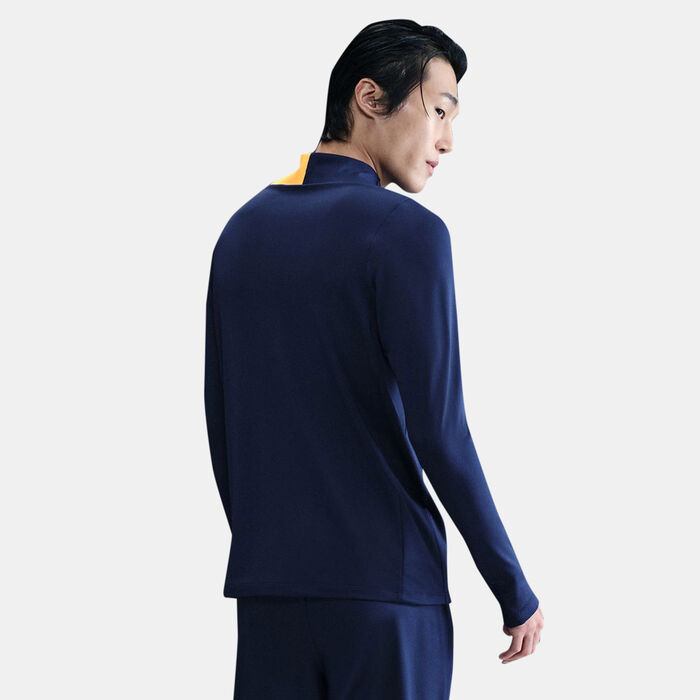 نايكي تيشيرت كرة القدم سترايك توتال 90 بربع سحاب للرجال أزرق image number 1