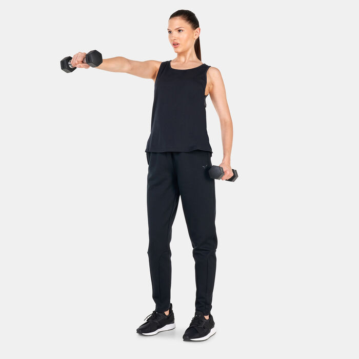 سكوات وولف تيشيرت كور اوبن باك تانك للنساء أسود image number 2