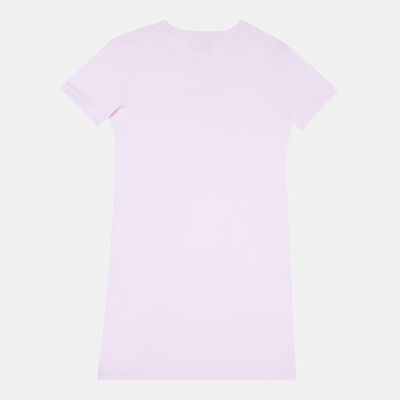 نايكي فستان تيشيرت سبورتسوير فيوتورا للاطفال وردي