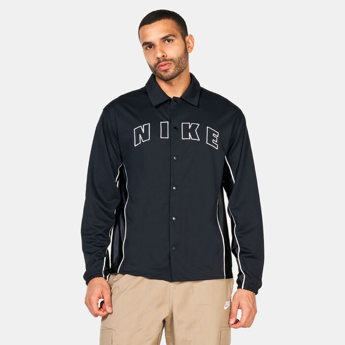 نايكي قميص كرة السلة دراي-فت بأكمام طويلة للرجال أسود image number 0