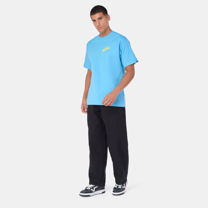 فانس تيشيرت براش سكريبت أزرق image number 2