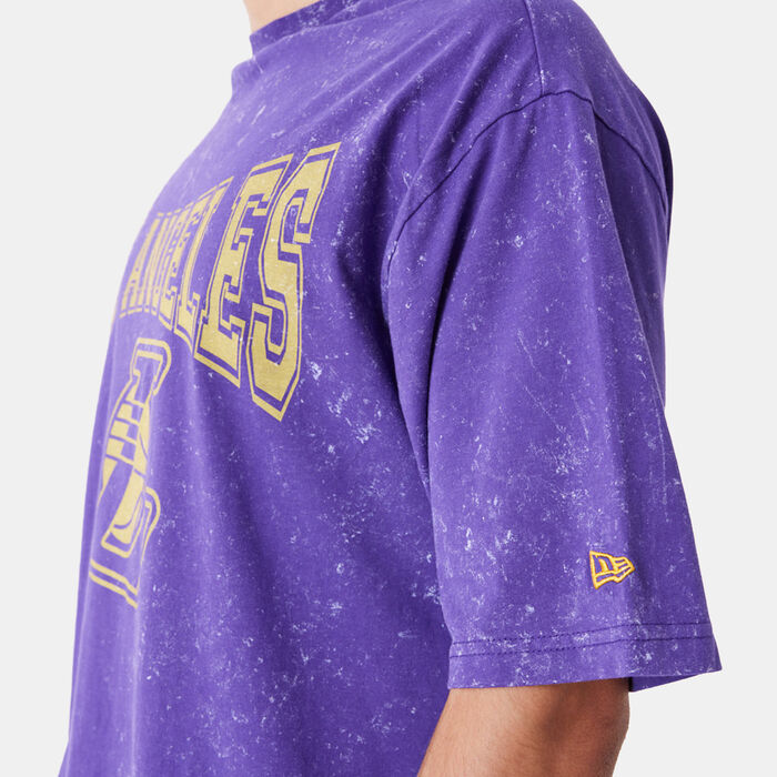 نيو ايرا تيشيرت أن بي أيه لوس أنجلوس ليكرز واشد بنفسجي image number 3