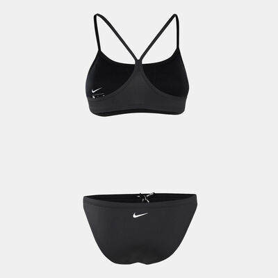 نايك سويم طقم سباحة بكيني اسينشال ريسرباك للنساء أصفر