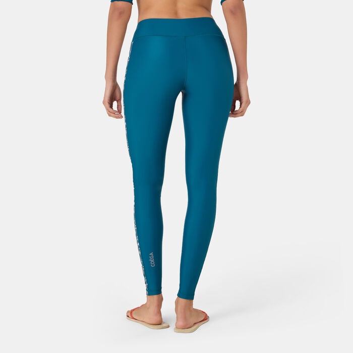 كويغا ليقنز السباحة للنساء أخضر image number 1