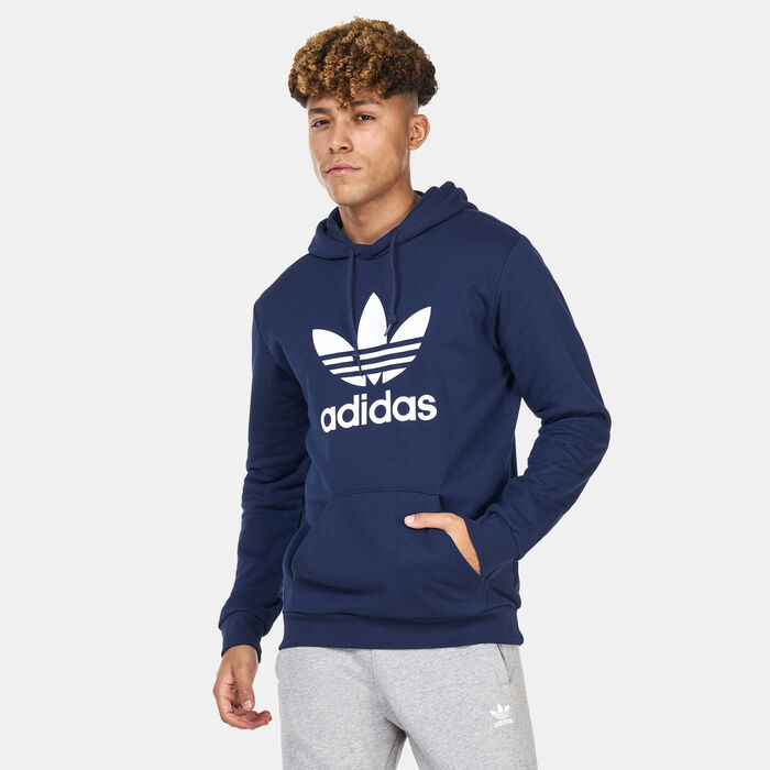 اديداس اورجينال هودي اديكلر كلاسيكس تريفويل للرجال أحمر image number 0