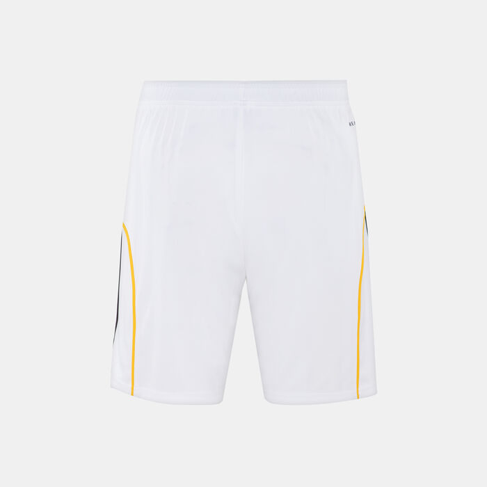 اديداس شورت كرة القدم ريال مدريد 25/26 هوم ريبليكا للرجال أبيض image number 1