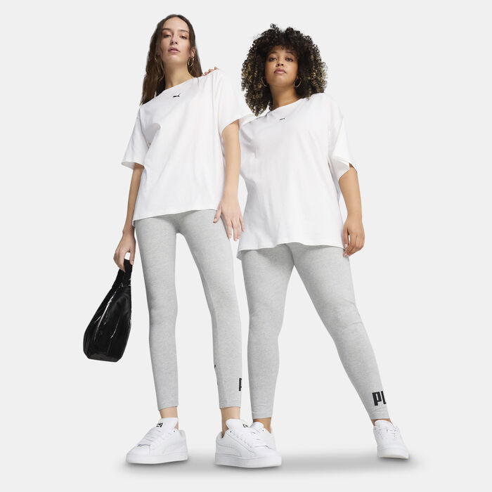 بوما ليقنز إسينشالز نمبر 1 لوجو للنساء رمادي image number 2