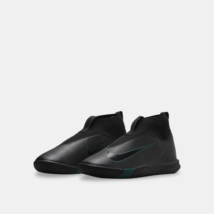 نايكي حذاء كرة القدم ميركيوريال سوبرفلاي 10 أكاديمي للملاعب الداخلية للاطفال أسود image number 1