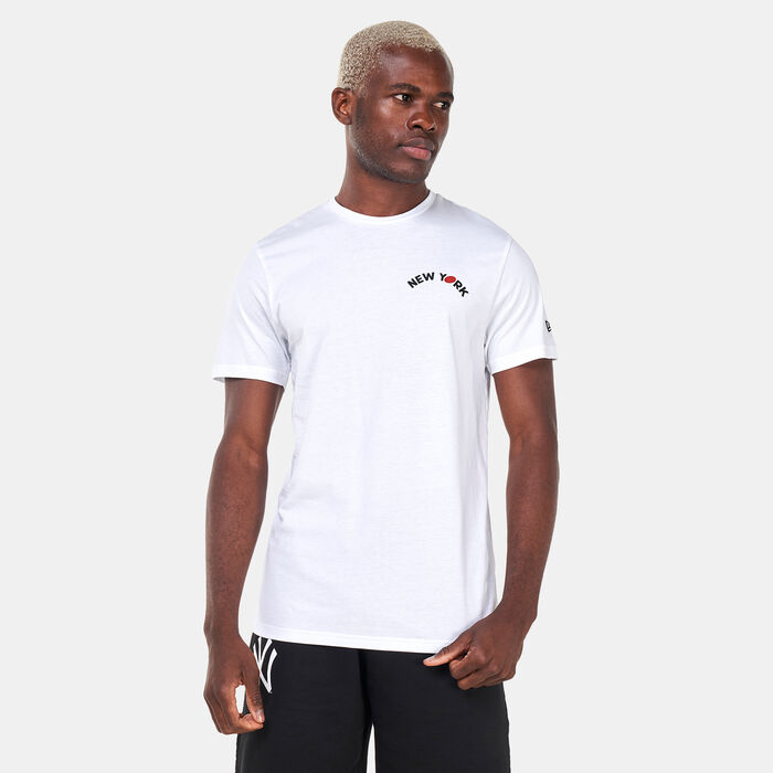 نيو ايرا تيشيرت فود جرافيك للرجال أبيض image number 0