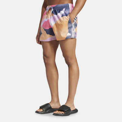 اديداس شورت السباحة سيتي اسكيب 3- سترايبس سيكس للرجال أبيض