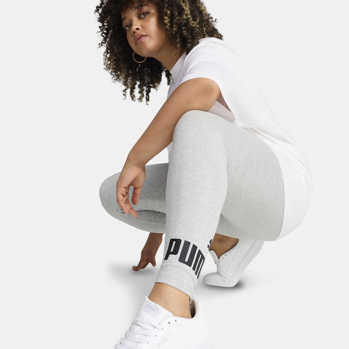 بوما ليقنز إسينشالز نمبر 1 لوجو للنساء رمادي image number 4