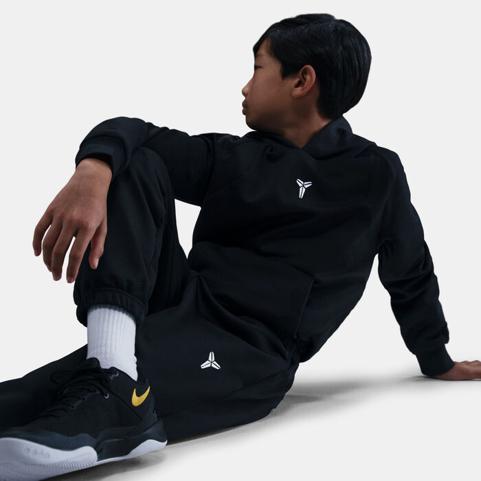 نايكي بنطال كرة السلة كوبي ثيرما-فت للأطفال أسود image number 5