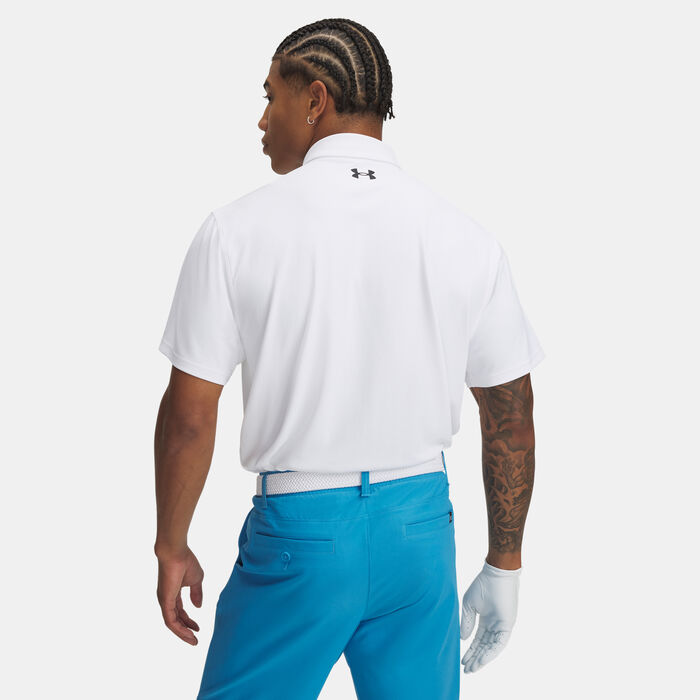 اندر ارمر قميص بولو جولف تو جو جرين للرجال أبيض image number 1