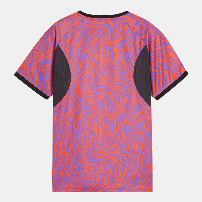 بوما تيشيرت تمرين كرة القدم نيمار جونيور كرياتيفيتي للأطفال بنفسجي image number 3