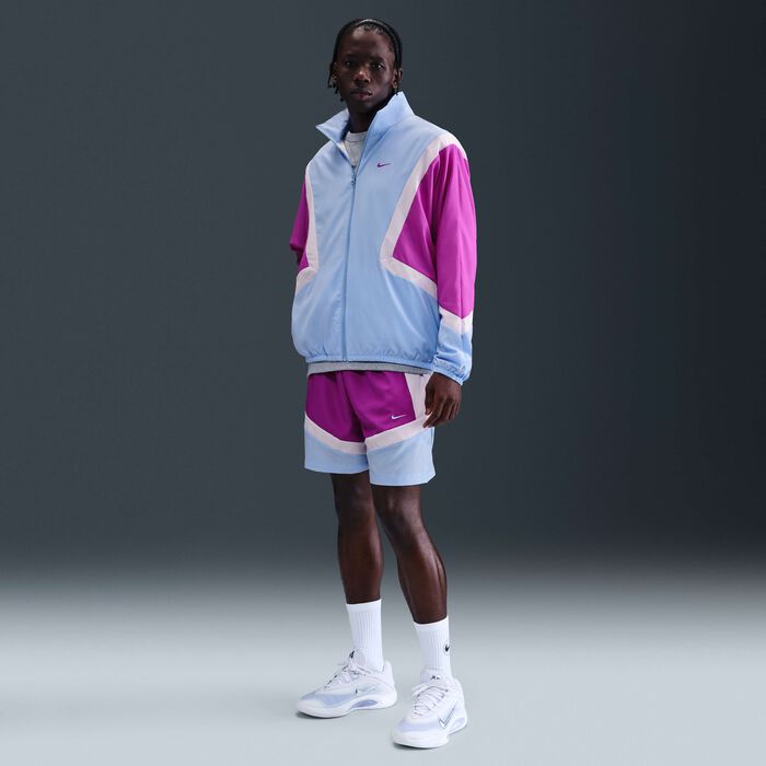 نايكي جاكيت كرة السلة المنسوج آيكون للرجال أزرق image number 3