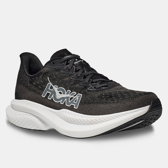 هوكا Men's Mach 6 Wide Running Shoes أسود image number 1