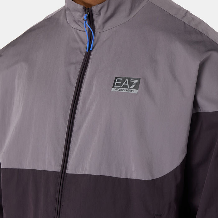 اي ايه 7 امبوريو ارماني بدلة رياضية لوجو للرجال أسود image number 3