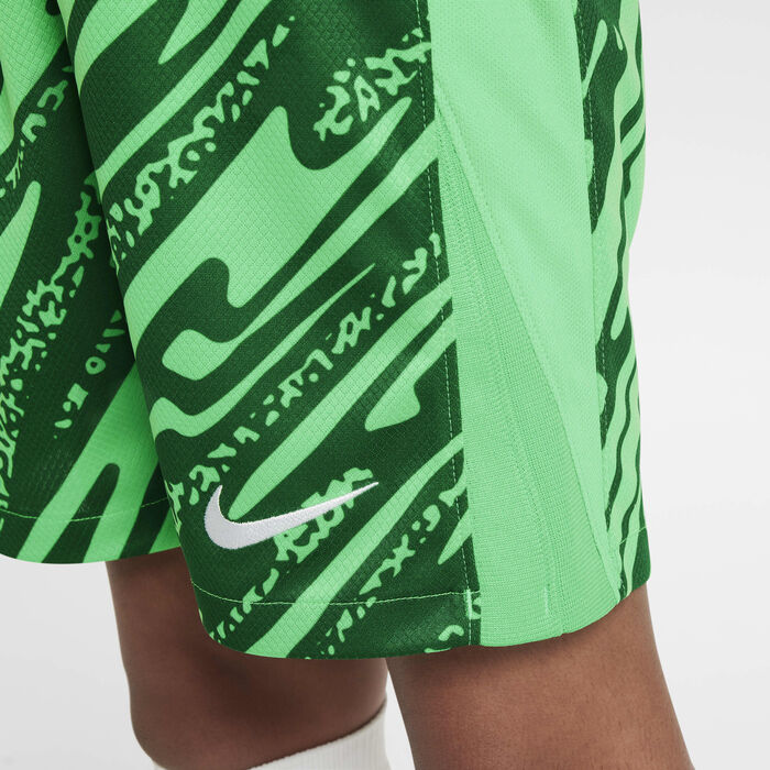 نايكي شورت كرة القدم المقلد لحارس مرمى استاد برشلونة F.C. 2024/25 دراي فت للاطفال أخضر image number 4