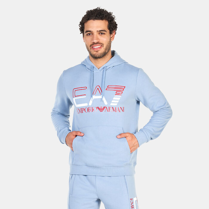 اي ايه 7 امبوريو ارماني هودي بيج لوجو للرجال أخضر image number 0