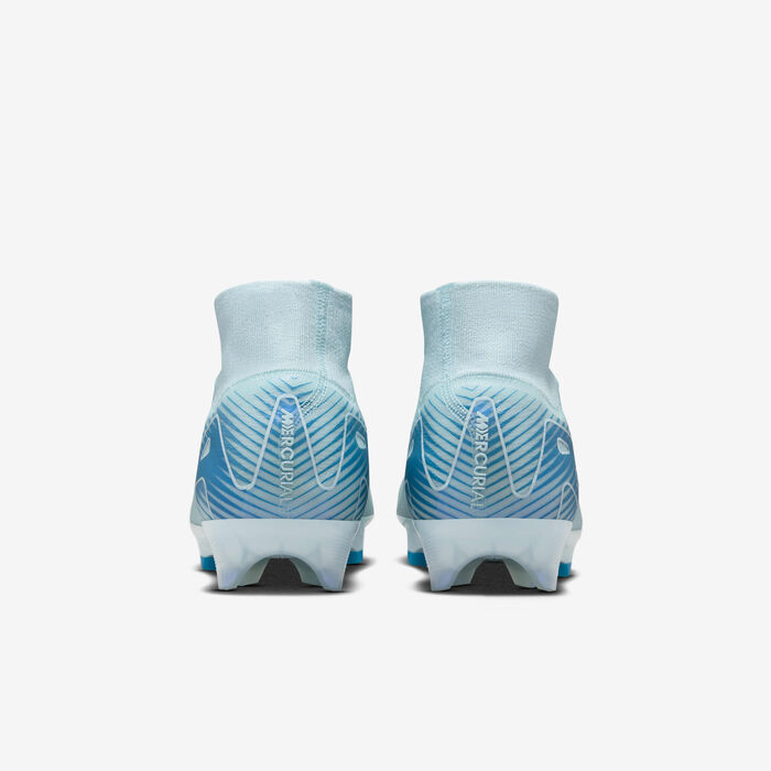 نايكي ميركيوريال سوبرفلاي 10 ايليت حذاء كرة القدم عالي لملاعب العشب الطبيعي أزرق image number 5