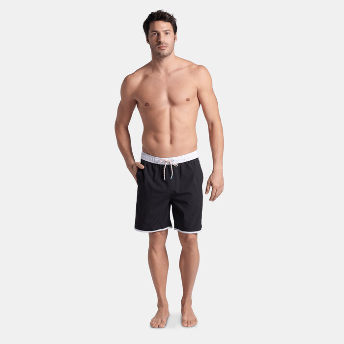 ارينا شورت السباحة تيم سترايب برمودا للرجال أسود image number 2