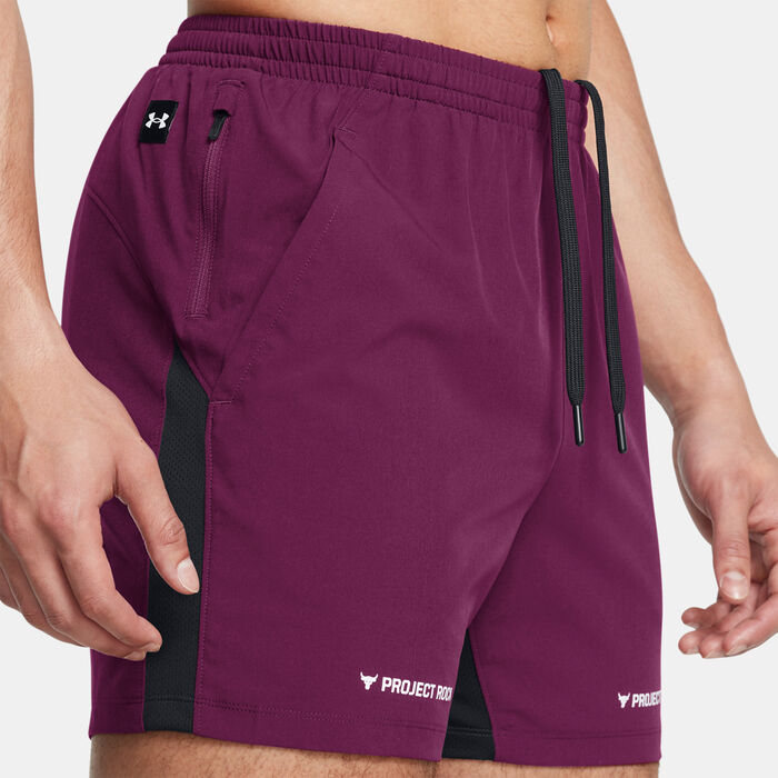 اندر ارمر شورت التمرين بروجكت روك التيميت للرجال بنفسجي image number 3