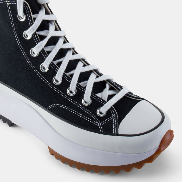 كونفرس حذاء رن ستار هايك بلاتفورم للرجال والنساء أسود image number 4