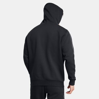 اندر ارمر هودي آيكون فليس تيبنج للرجال أسود