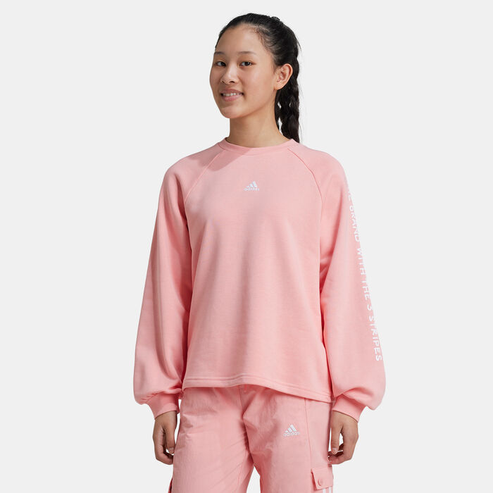 اديداس سويتشيرت ستريت جام للاطفال وردي image number 0