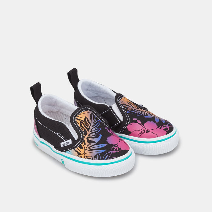 فانس حذاء ×كرايولا كلاسيك سليب-اون فلكيرو للاطفال الرضع (للأولاد والبنات) أسود image number 1