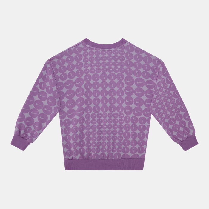 نايكي سويت شيرت ايسنشيالز أول أوفر برنت للأطفال بنفسجي image number 1