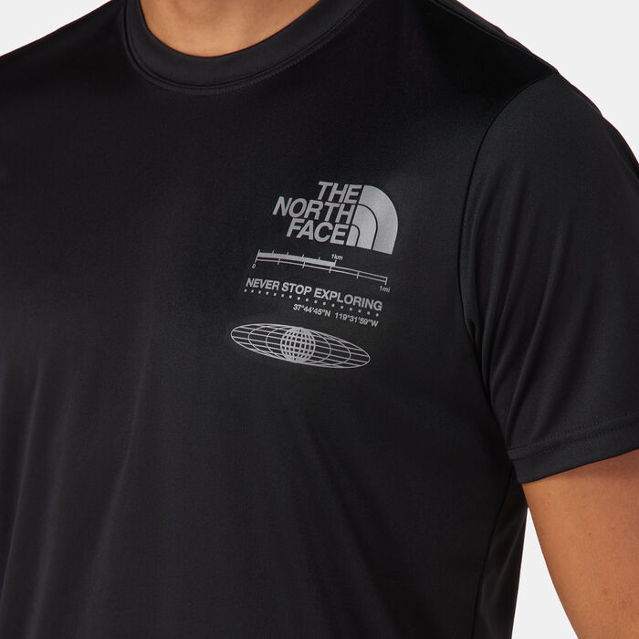 ذا نورث فيس تيشيرت ريكسون للرجال أسود image number 3