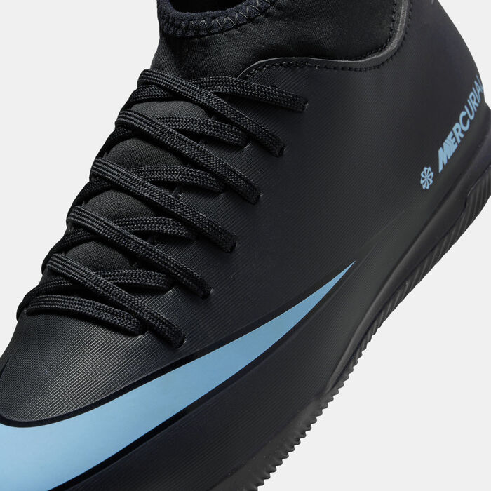 نايكي حذاء كرة قدم ميركوريال سوبرفلاي 10 كلوب للملاعب الداخلية للرجال أسود image number 4